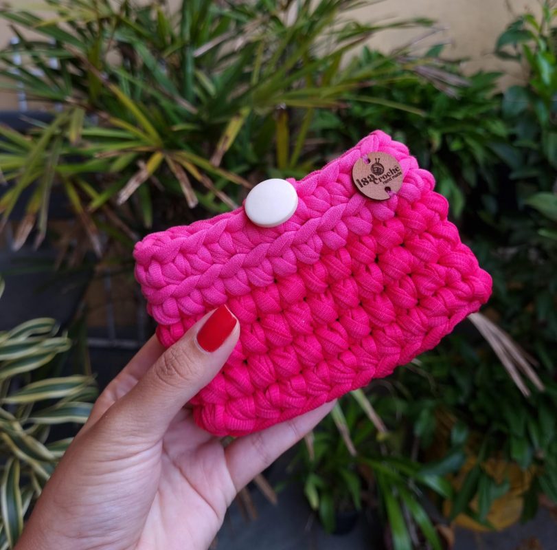 ISA CROCHÊ|Porta cartão